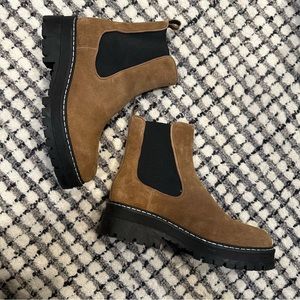 Marc Fisher ltd Privi boot 10 brown suede